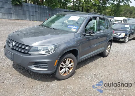 2016 Volkswagen Tiguan R-Line/S/Se/Sel from USA, damaged, VIN WVGBV7AX7GW585158